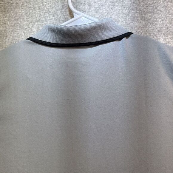 Oakley Polo Shirt Men's Large Light gray Regular Fit Hydrolix, Preppy, Fashion - Picture 13 of 15